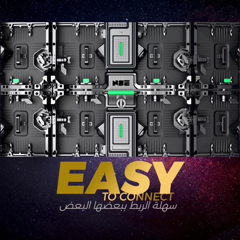 Easy to connect Rental LED Display Cabinets