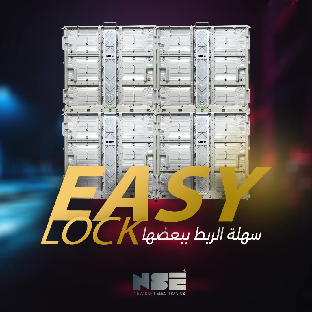 Easy lock LED Display Cabinet